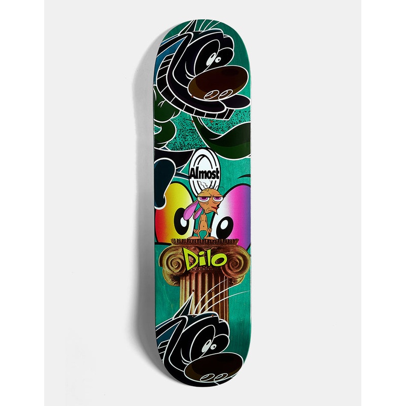 Almost x Ren & Stimpy Dilo Mixed Up R7 Skateboard Deck