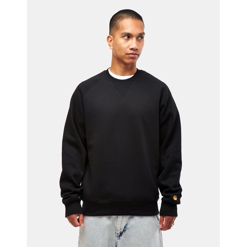 Carhartt WIP Chase Sweatshirt – Black/Gold
