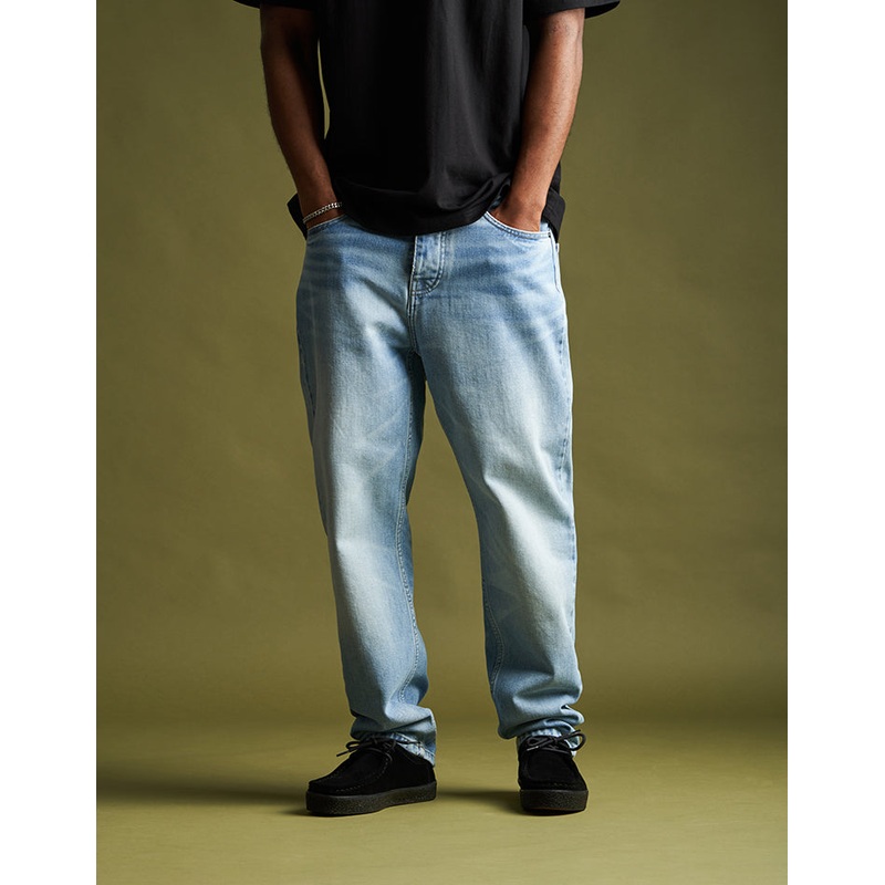 Carhartt WIP Newel Pant – Blue (Light Used Wash)