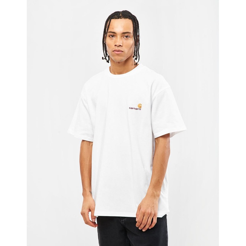 Carhartt WIP S/S American Script T-Shirt – White