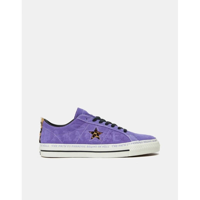 Converse x Paradise One Star Pro Sean Pablo Skate Shoes – Wild Lilac/Black/Egret