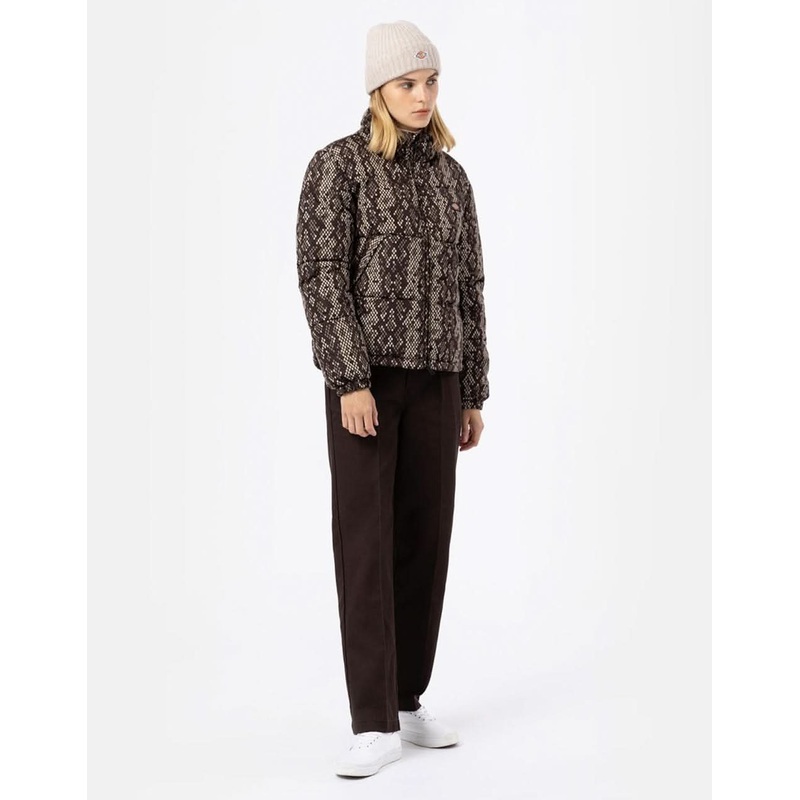 Dickies Womens Camden Puffer Jacket – Khaki