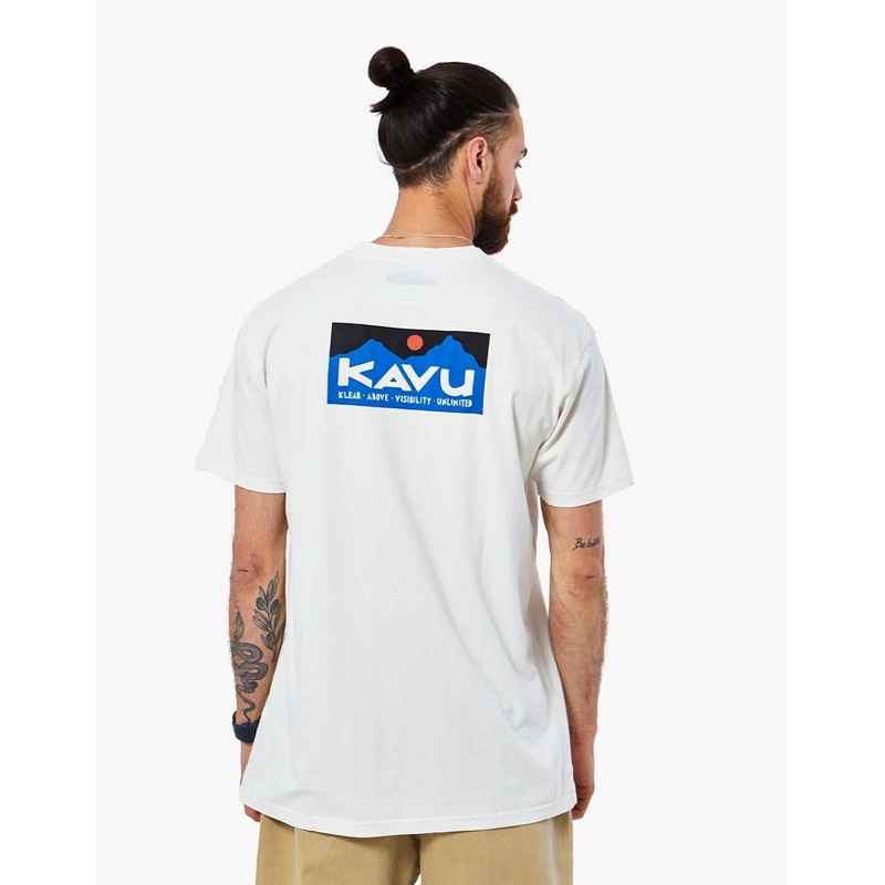 KAVU Klear Above Etch Art T-Shirt – Off White
