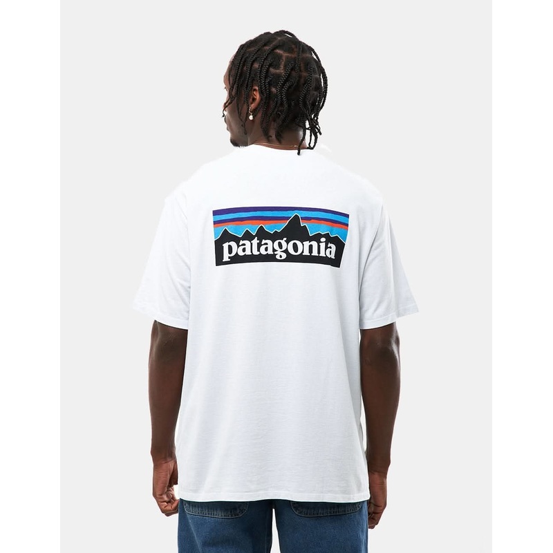 Patagonia P-6 Logo Responsibili-Tee – White
