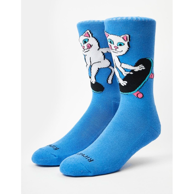 RIPNDIP Skater Nerm Socks – Slate Blue
