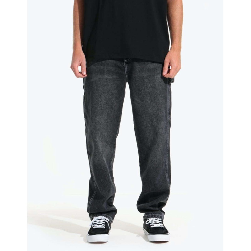 Route One Denim Carpenter Pants  – Washed Black