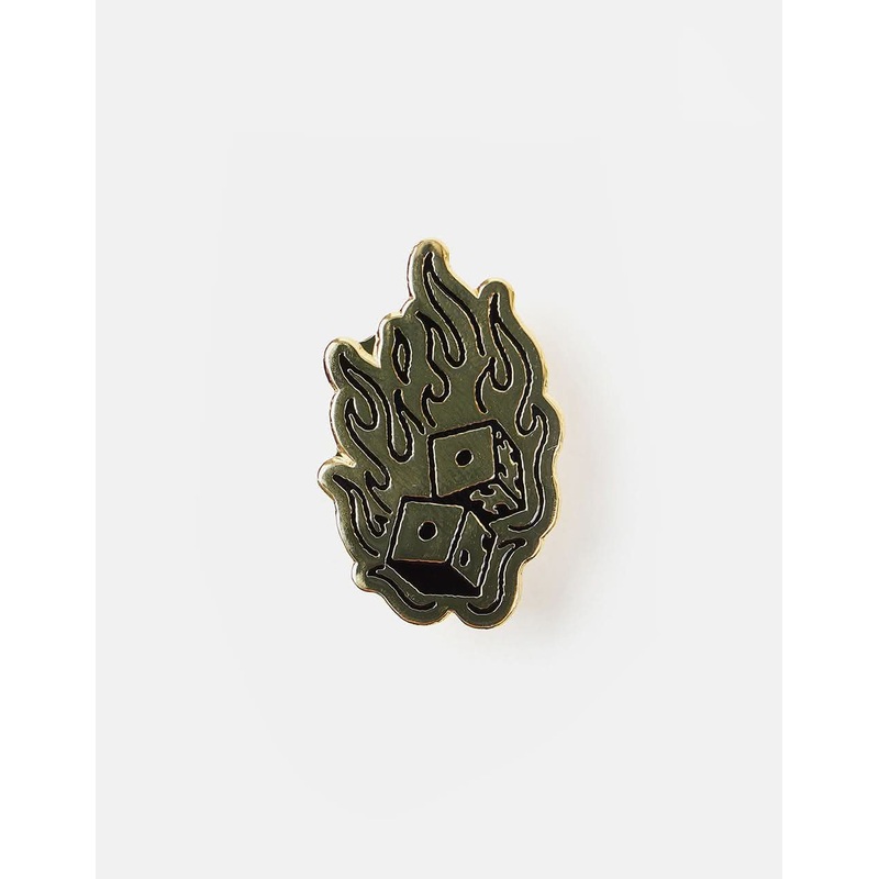 Route One Dice Pin – Gold