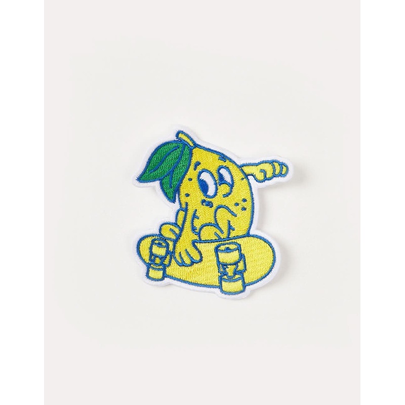 Route One Lemon Embroidered Patch – Yellow