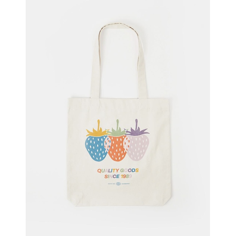 Route One Recycled Strawb Tote Bag – Natural