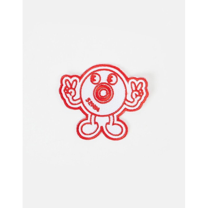Route One Vinyl Keep It Wheel Embroidered Patch – Red