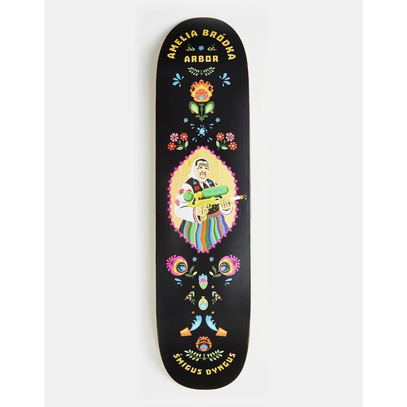 Arbor Amelia Smigus Dyngus Skateboard Deck – 8″