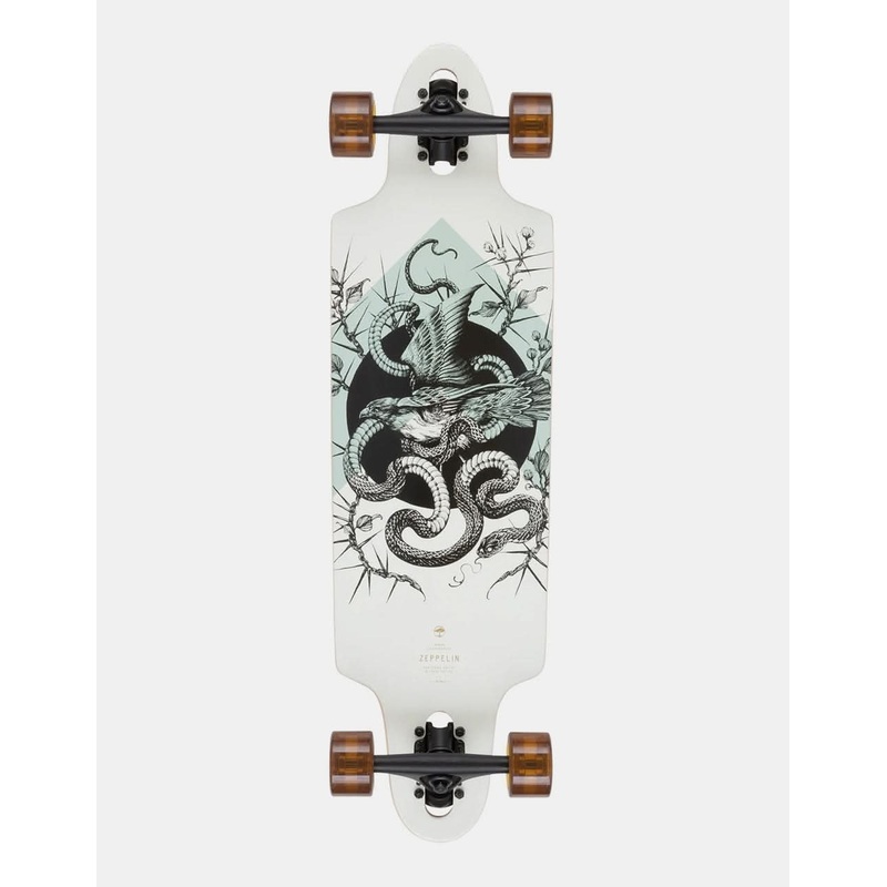 Arbor x El Rose Bamboo Zeppelin Drop Through Cruiser Skateboard – 9″ x 32″