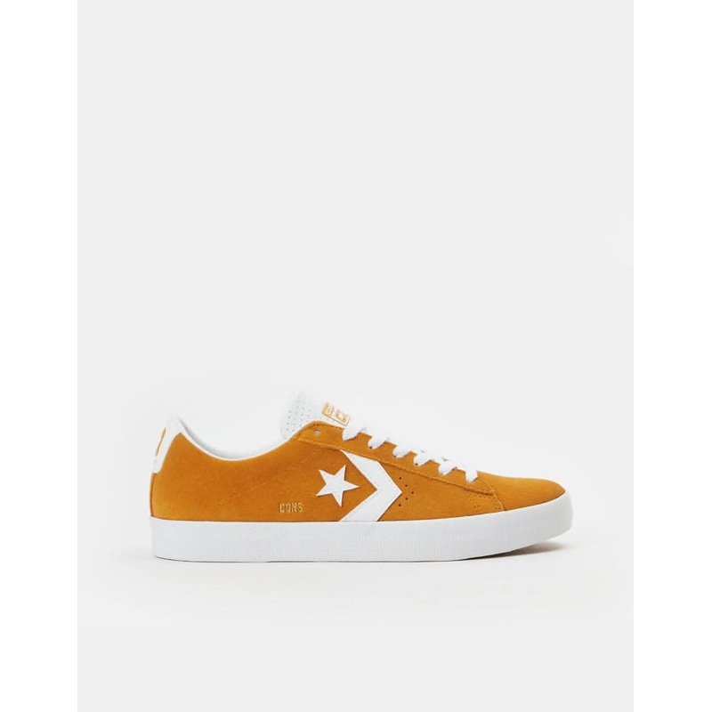 Converse PL Vulc Pro Ox Summer Skate Shoes – Golden Sundial/White/White
