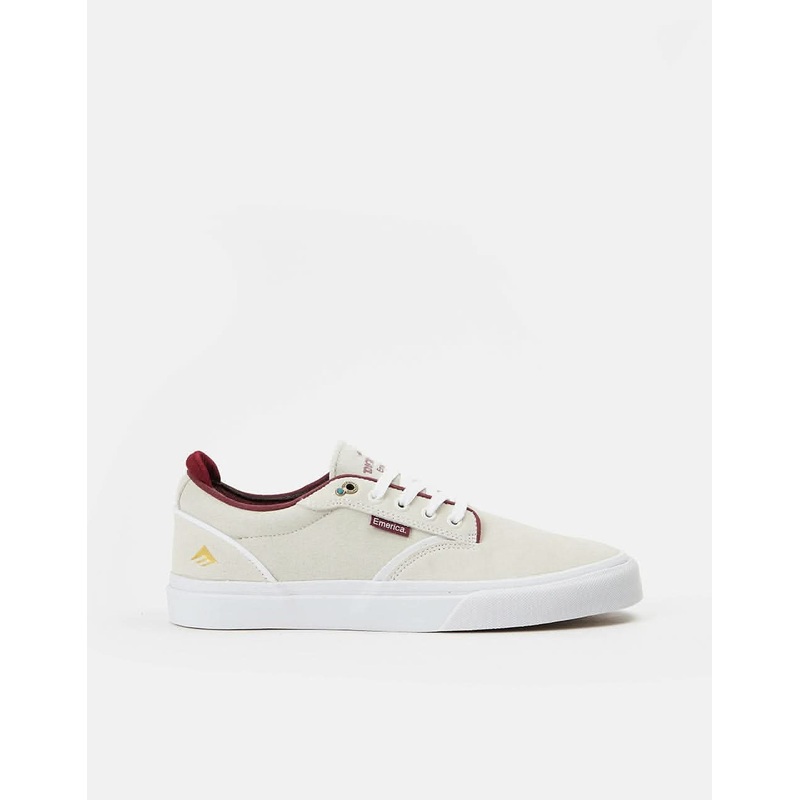 Emerica Dickson Skate Shoes – White
