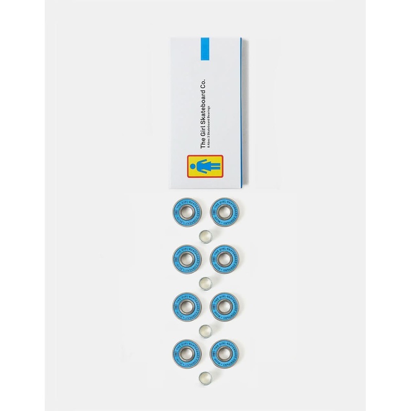 Girl Blue ABEC 3 Skateboard Bearings
