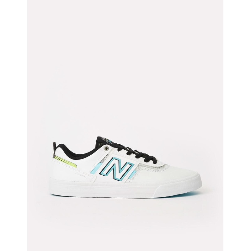 New Balance Numeric Jamie Foy 306 Skate Shoes – White/Baby Blue