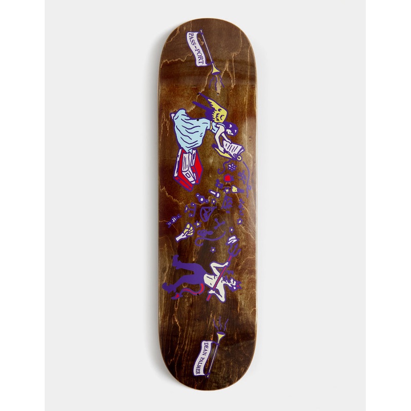 Pass Port Palmer Angel vs Devil Skateboard Deck – 8.25″