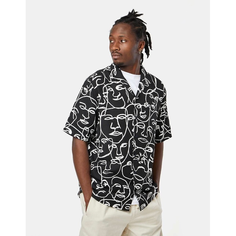 Route One Montana Shirt – Faces Black