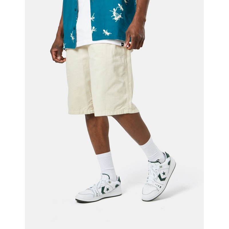 Route One Organic Beach Shorts – Off White
