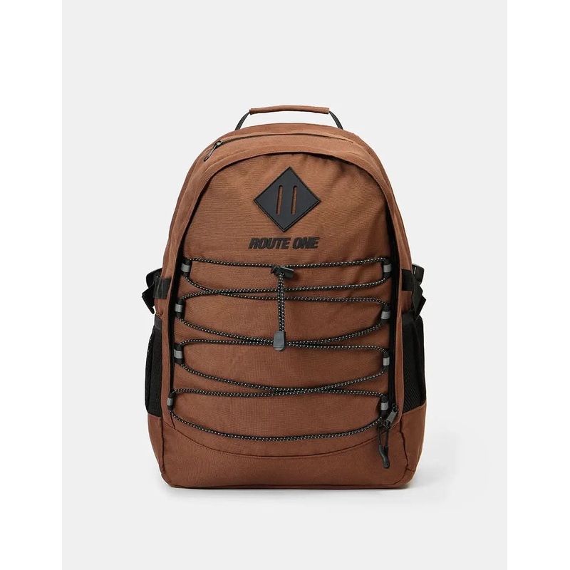 Route One Recycled Tour Backpack – Brown
