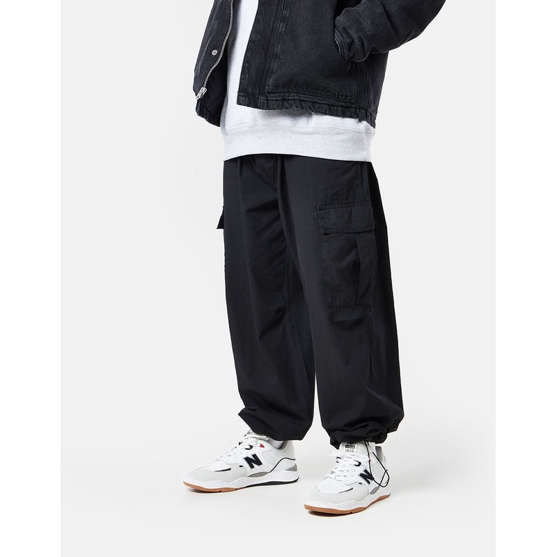 Route One Super Baggy Cargo Pant – Black