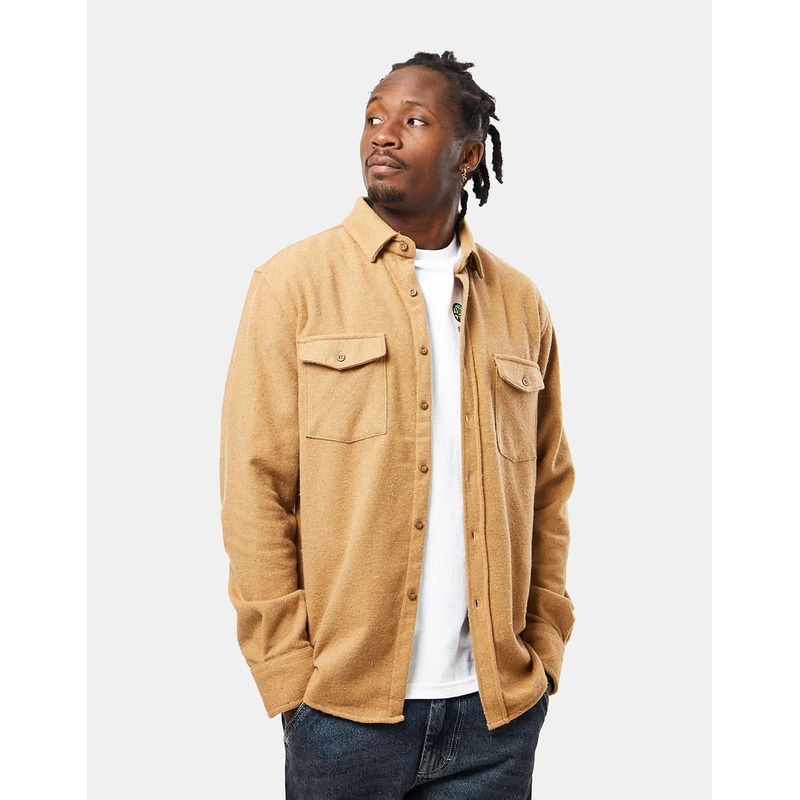 Route One Synwell Flannel Shirt – Biscotti