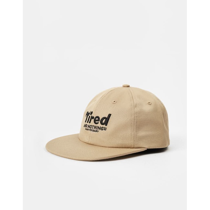 Tired Nothingth 6 Panel Cap – Khaki