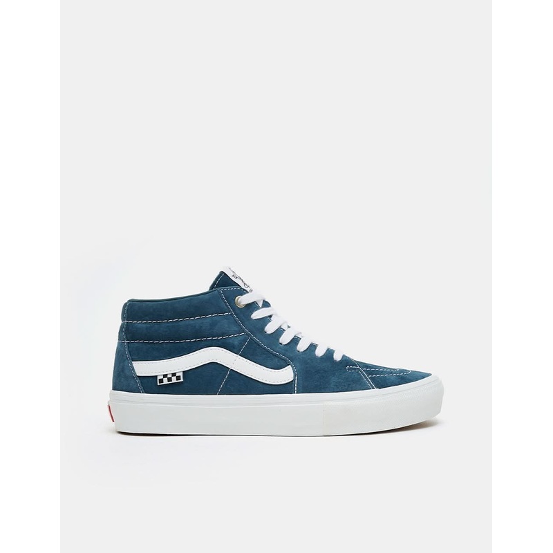 Vans Skate Grosso Mid Shoes – Blue/White