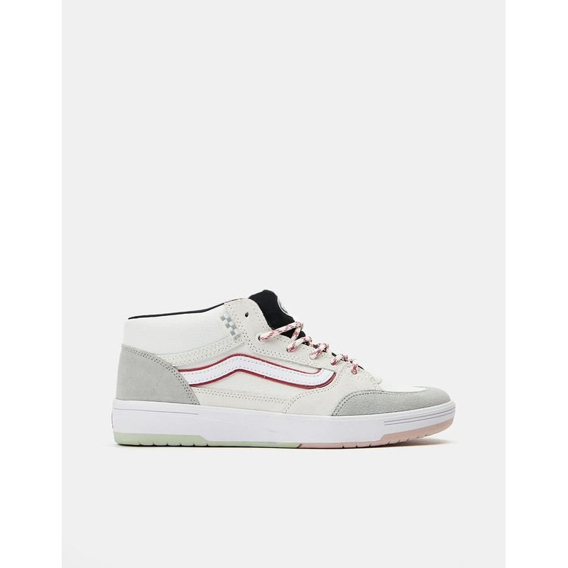 Vans Zahba Mid Skate Shoes – Grey/Multi