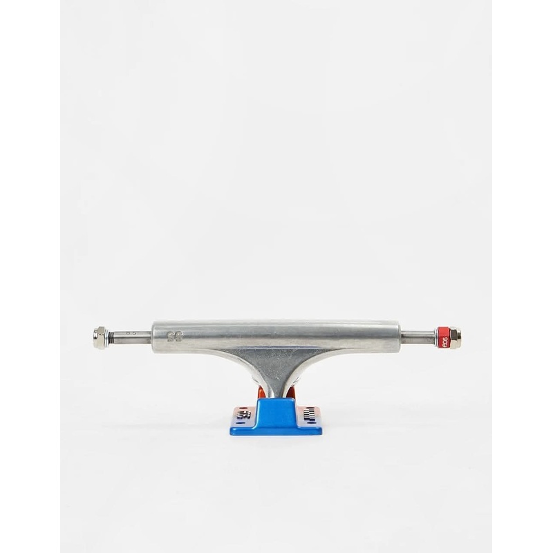 Ace AF1 Skateboard Trucks – Polished/Orange-Blue (Pair)