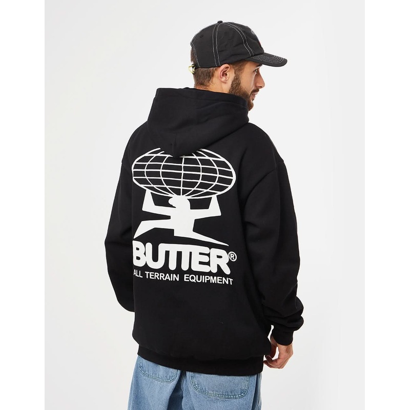 Butter Goods All Terrain Pullover Hoodie – Black