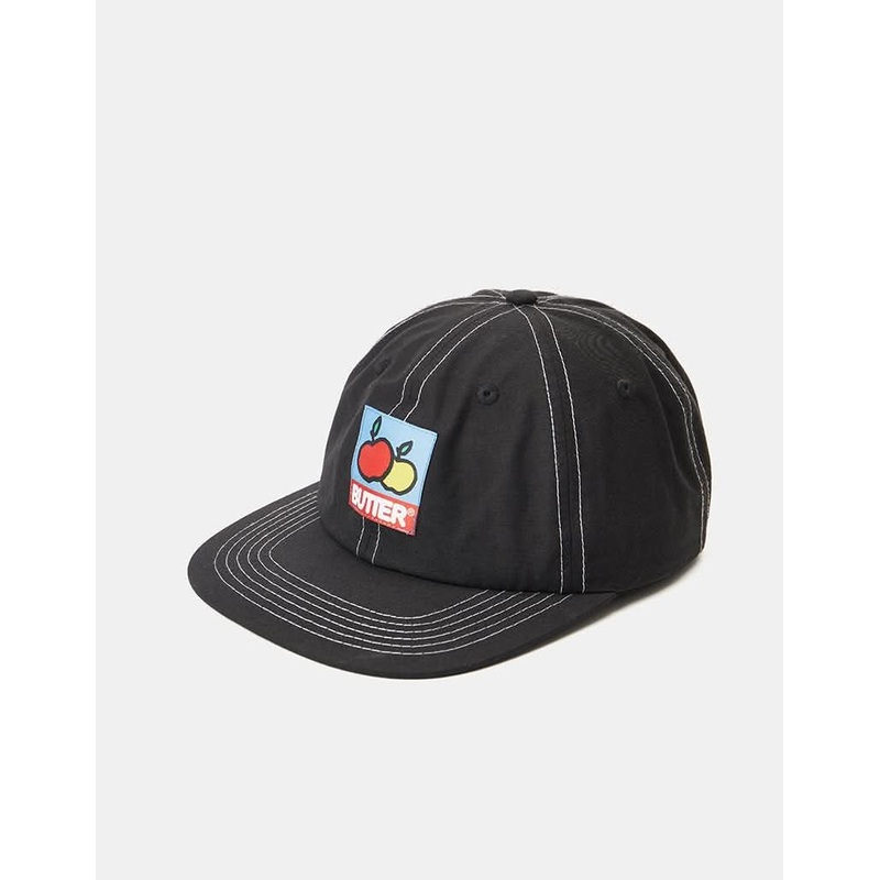 Butter Goods Grove 6 Panel Cap – Black