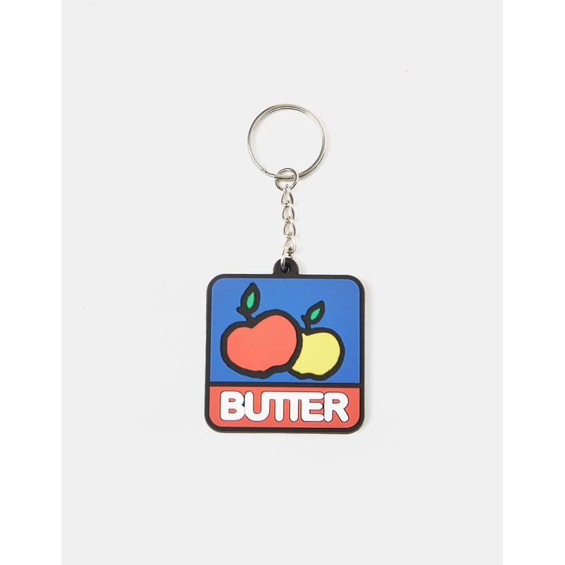 Butter Goods Grove Rubber Key Chain – Black / Multi