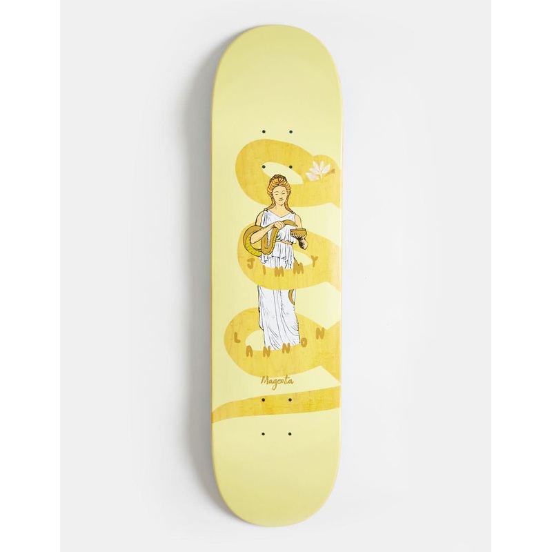 Magenta Lannon Sacred Snake Skateboard Deck – 8″