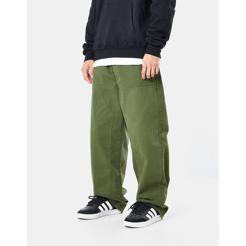 Route One Double Knee Heavyweight Canvas Pants – Olive
