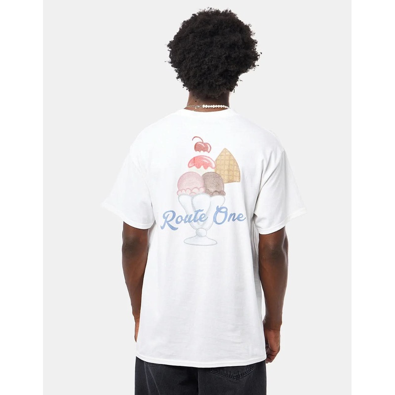 Route One Sundae T-Shirt – White