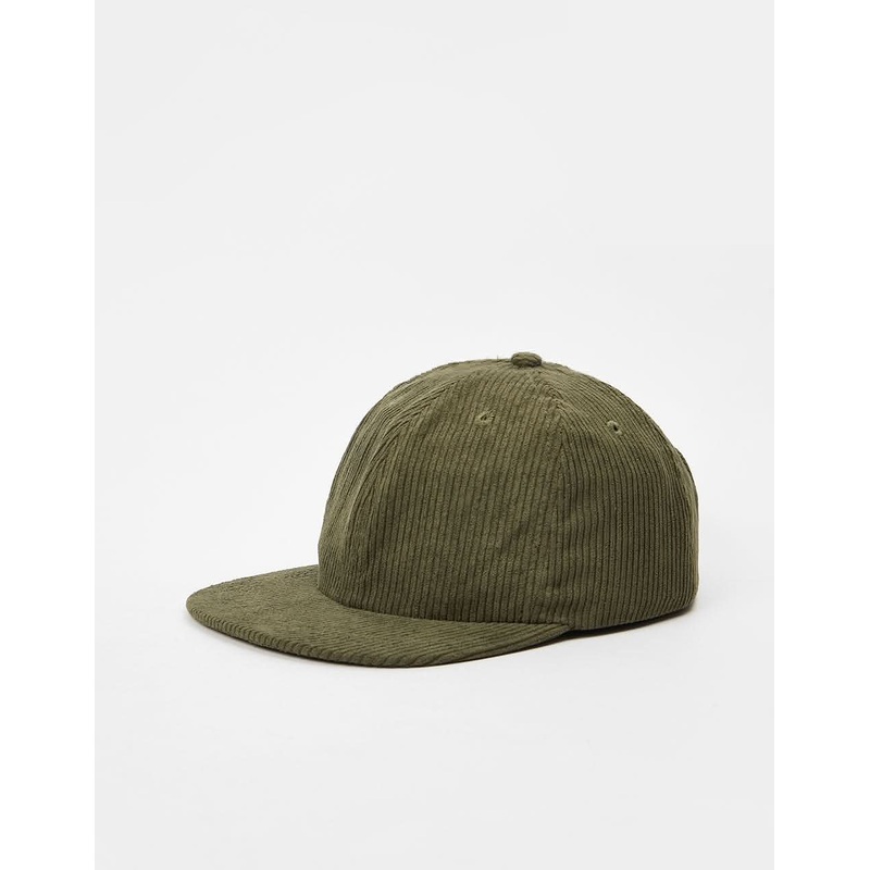 Route One Unstructured Cord 6 Panel Cap – Forest Green