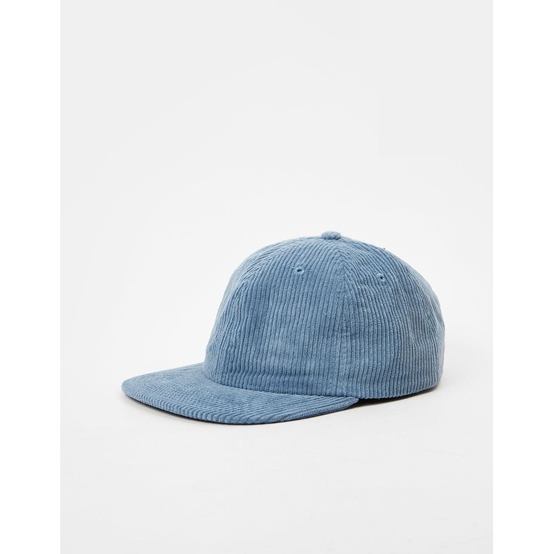 Route One Unstructured Cord 6 Panel Cap – Stone Blue