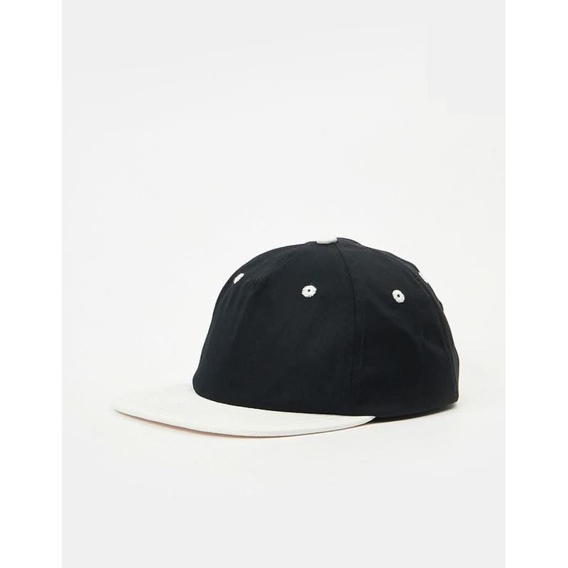 Route One Unstructured Snapback Cap – Black/Natural