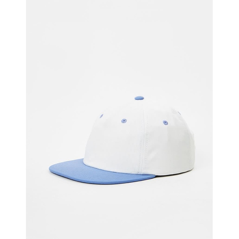 Route One Unstructured Strapback Cap – Natural/Lavender
