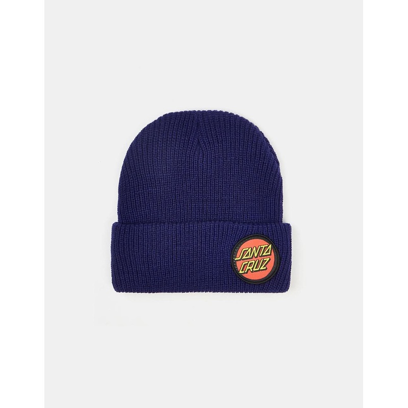 Santa Cruz Classic Dot Beanie – Cobalt