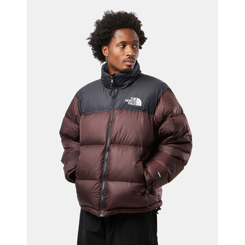 The North Face 1996 Retro Nuptse Jacket – Coal Brown/TNF Black