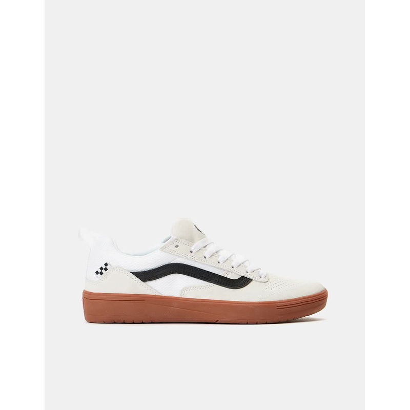 Vans Zahba Skate Shoes – White/Black/Gum