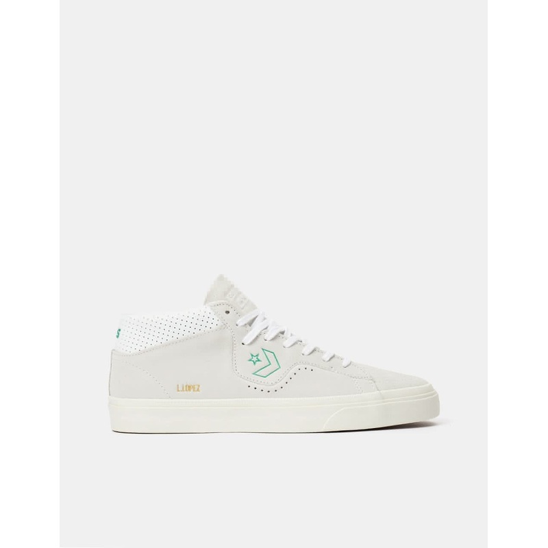 Converse Louie Lopez Pro Mid Skate Shoes – Vaporous Gray/White/Egret