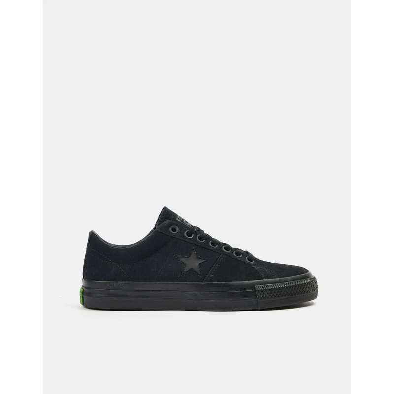 Converse x Sean Greene One Star Pro Skate Shoes – Black/Black/SAP Green