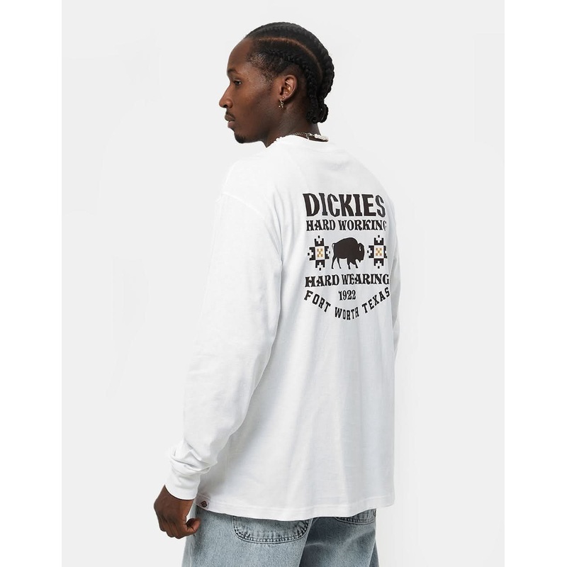 Dickies Hays L/S T-Shirt – White