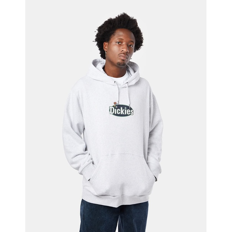 Dickies x Tom Knox Graphic Fleece Pullover Hoodie – Ash Gray