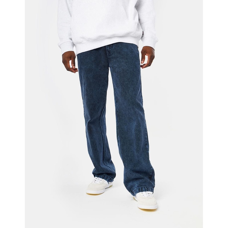 Dickies x Tom Knox Loose Denim Jean – Garment Dye Deep Blue