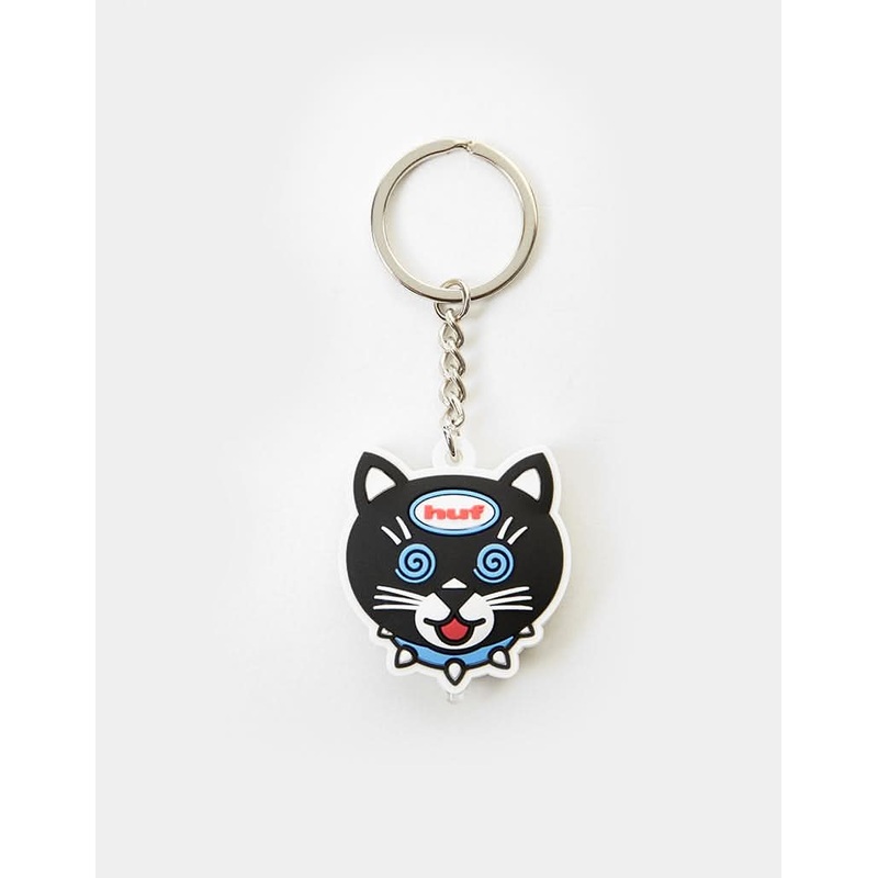 HUF Hypno Cat Led Keychain – Black