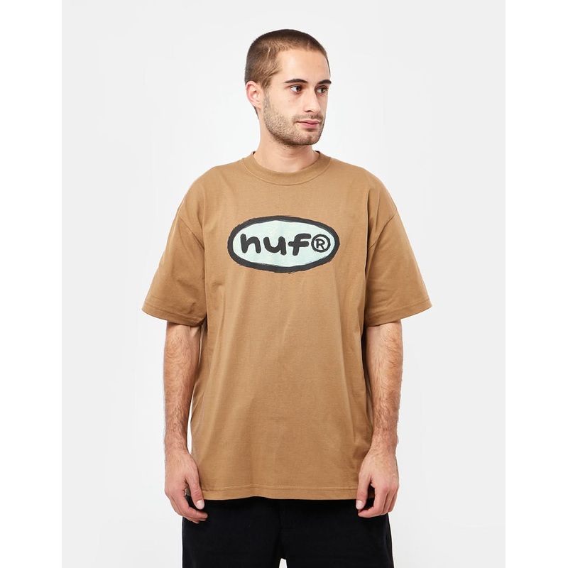 HUF Pencilled In T-Shirt – Camel